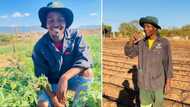 Young farmer shares how he found peace through planting, many South Africans left feeling inspired