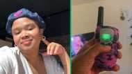 Mom uses walkie-talkie for toddler's fears, TikTok video of parenting hack delights Mzansi