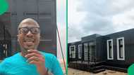 "Create a plan": Man builds office using shipping containers, goes against all odds