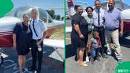 "He looks confident and relaxed": Pilot son takes dad on his first flight experience
