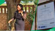 "Wait till he graduates": Woman shows little brother's framed matric certificate, SA in stitches