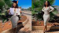 Exceptional beauty and brains: Bombshell SA lady graduates cum laude