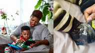 Netizens share experiences after mother uses tape hack to keep shoes on her toddler: "Made a plan"