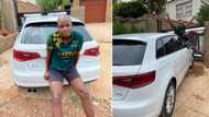 Blessings on blessings: Man kicks off 2022 with boujee new whip, Mzansi applauds
