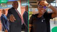 "What an honour": Young doctor fangirls over Cyril Ramaphosa during brief encounter