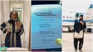 Lady begs Davido to employ her as his pilot, shows off licence