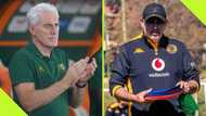 Bafana Bafana coach Hugo Broos heaped praise on Nasreddine Nabi