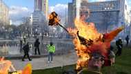 Last-ditch protests in France over Macron's pension reform