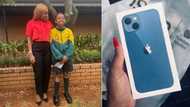 Mzansi impressed as proud mom rewards son with iPhone after he finds success as leader in school