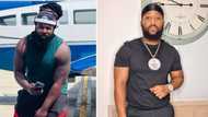 Big Zulu continues training hard for boxing match with Cassper Nyovest, shares 2 snaps exercising outdoors