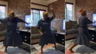 "Hamba wena": Video of gogo doing an at home 'Zumba' workout has SA laughing