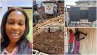 Woman converts container into beautiful shop in TikTok video, lays foundation with blocks and achieves cool decor