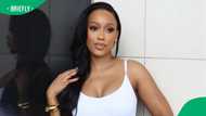Former 'Muvhango' star Buhle Samuels flaunts her snatched figure in viral swimsuit snaps