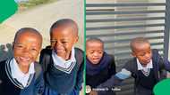 "What a talent": Eastern Cape twins go viral singing gospel hymn before heading to school