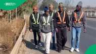 6 Men walking from Gauteng to Limpopo inspired by Gauta BMX team get SA's support