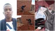Young man takes basic construction job to pay for school uniform