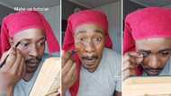 Man pretending to be stay-at-home boyfriend shoots makeup tutorial, hilarious video gets over 900k views