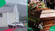 "Dark and scary": Grade 12 pupil’s dramatic coffin entrance at matric ball sparks mixed reactions