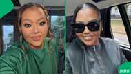 Anele Mdoda shows off her cooking skills, Mzansi hypes her: "Sebenza, Makoti"