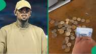 Chris Brown's fan desperately opens piggy bank for Johannesburg concert ticket