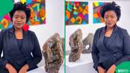 "I'm following you": Mzansi is amazed by South African artist's sculpted stone creations
