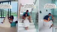 Mzansi couple sit in beautiful home with no furniture as they spend all their money building: “A win is a win”