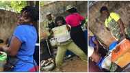 Graduate becomes food seller, showcases her African salad business with joy