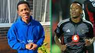 Mamelodi Sundowns youngster Siyabonga Mabena admires Orlando Pirates teen Relebohile Mofokeng