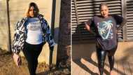 'Ama BBW' hitmaker Kamo gets body-shamed by SA peeps after rocking a crop top during a lit performance: "She looks very unhealthy"
