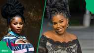 Amapiano star Nkosazana Daughter shows off body in a curvy attire: "Your dress code is a no-no"