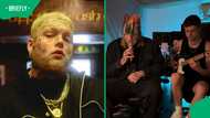 Face-tattooed UK man sings 'Asibe Happy,' South Africans approve: "Voice is top-tier"