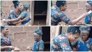 Young lady visited woman, 100, calls her out and sprays cash on her