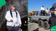 "This is a role model": Mining tycoon celebrates launch of new truck fleet, SA impressed