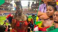 "She's so pretty": Mzansi gushes over Zulu woman spotted on TV during Bafana Bafana World Cup match