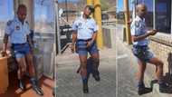 'Vezi thanga, chile': Cop in shorts gets tongues wagging online, SA reacts to photos