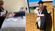 Young momma who juggled parenthood with studies celebrates obtaining law degree