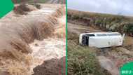 KZN woman drowns after taxi is swept away by strong current, multiple districts affected by flooding