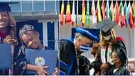 Single mum shares Master's graduation stage with 5-year-old daughter who received 'diploma'