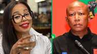 Kelly Khumalo stands firm in her support for Julius Malema despite past criticisms