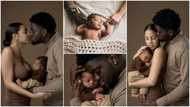 Couple's beautiful family photoshoot of love stirs reactions, many are amazed