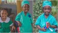 Journo sparks reactions with adorable photos of girls dressed as nurses and surgeons for career day