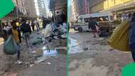 "None of this is okay": Joburg CBD informal traders flee with their stock in viral clip, SA outraged