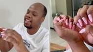 Mzansi man gets a manicure to win a challenge, only lasts 5 days, video is trending