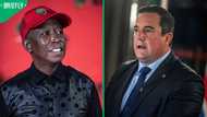 Julius Malema declines to comment on John Steenhuisen's leadership exit plans, South Africans debate