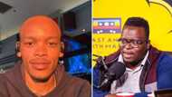 Nota Baloyi pulls up on Sol Phenduka in video, security guards intervene, Mzansi reacts: "Desperate to trend"