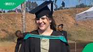 Graduate finally walks the stage after 2020 COVID delay in touching ceremony