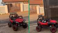 Little boy drives baby car like a boss in viral video, TikTok loves it and call him uMastandi