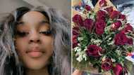 Stunner shows off beautiful surprise flower delivery from bae, gushes on social media, leaving peeps jelly