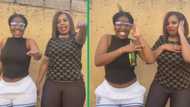 Woman drinks cider in TikTok video of amapiano dance with mother, SA distracted by gorgeous mom