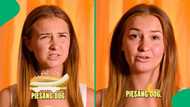 "You've never had a piesang dog?": Girl makes banana hotdog, grosses out SA